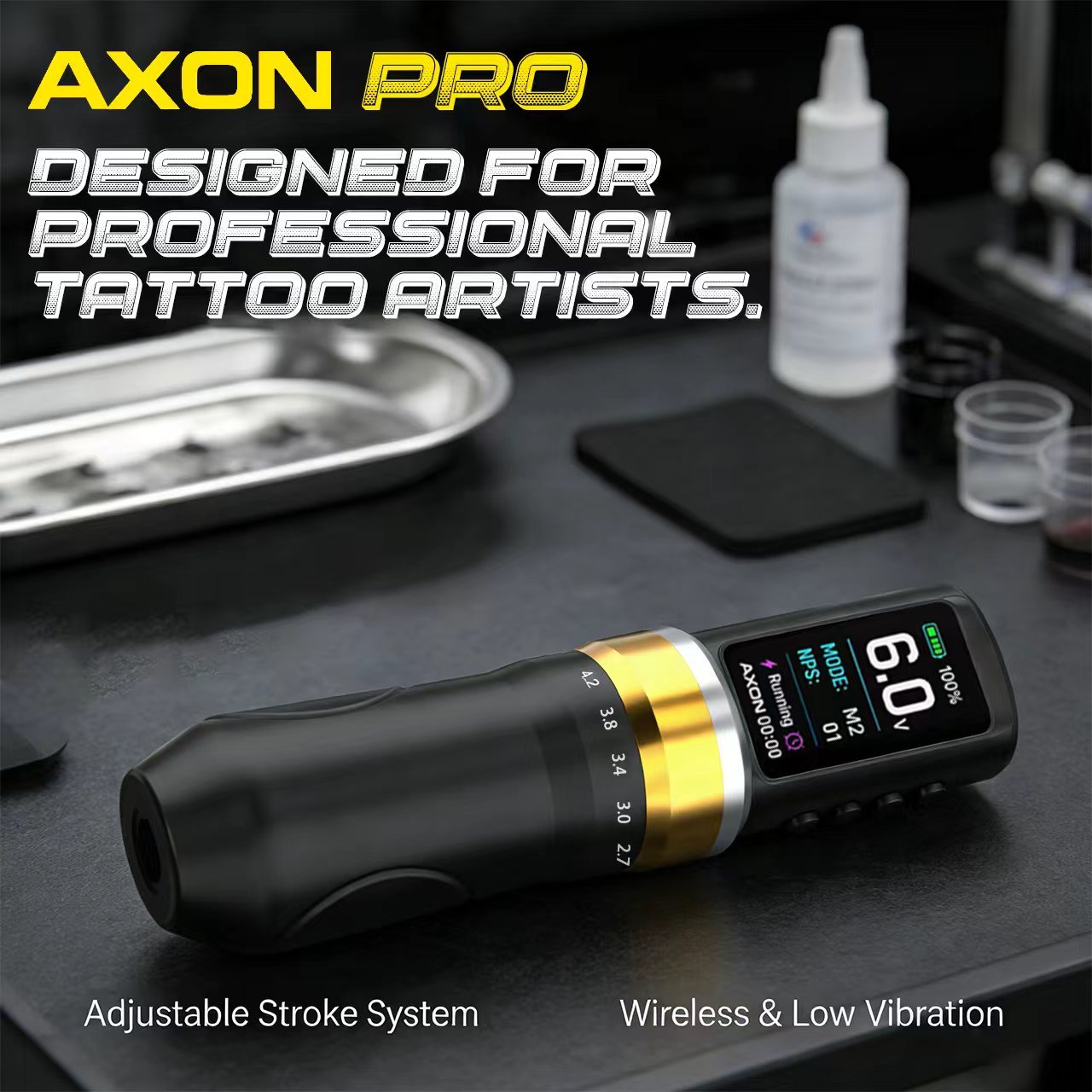 AXON Pro - Wireless Tattoo Machine