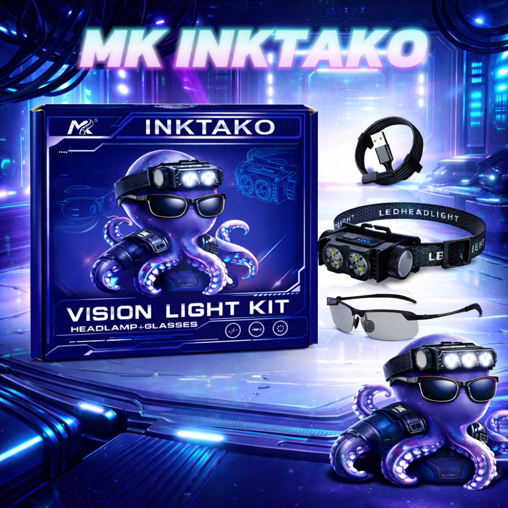 MK Anti-glare tattoo headlamp