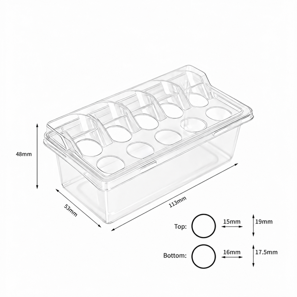 Cartridge Needle Holder Cleaning Box