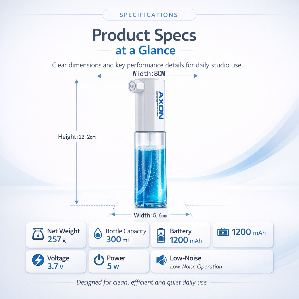 AXON FoamFlow Pro Professional Tattoo Foaming Bottle