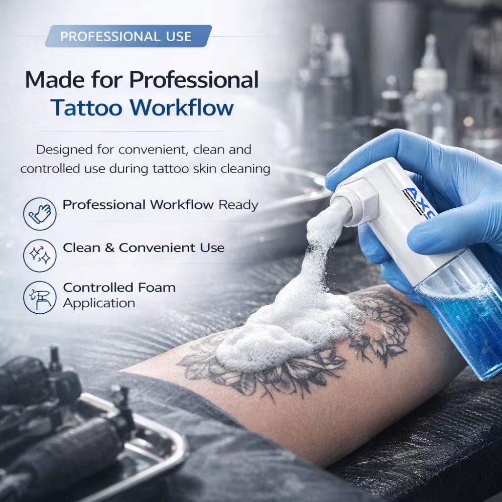 AXON FoamFlow Pro Professional Tattoo Foaming Bottle