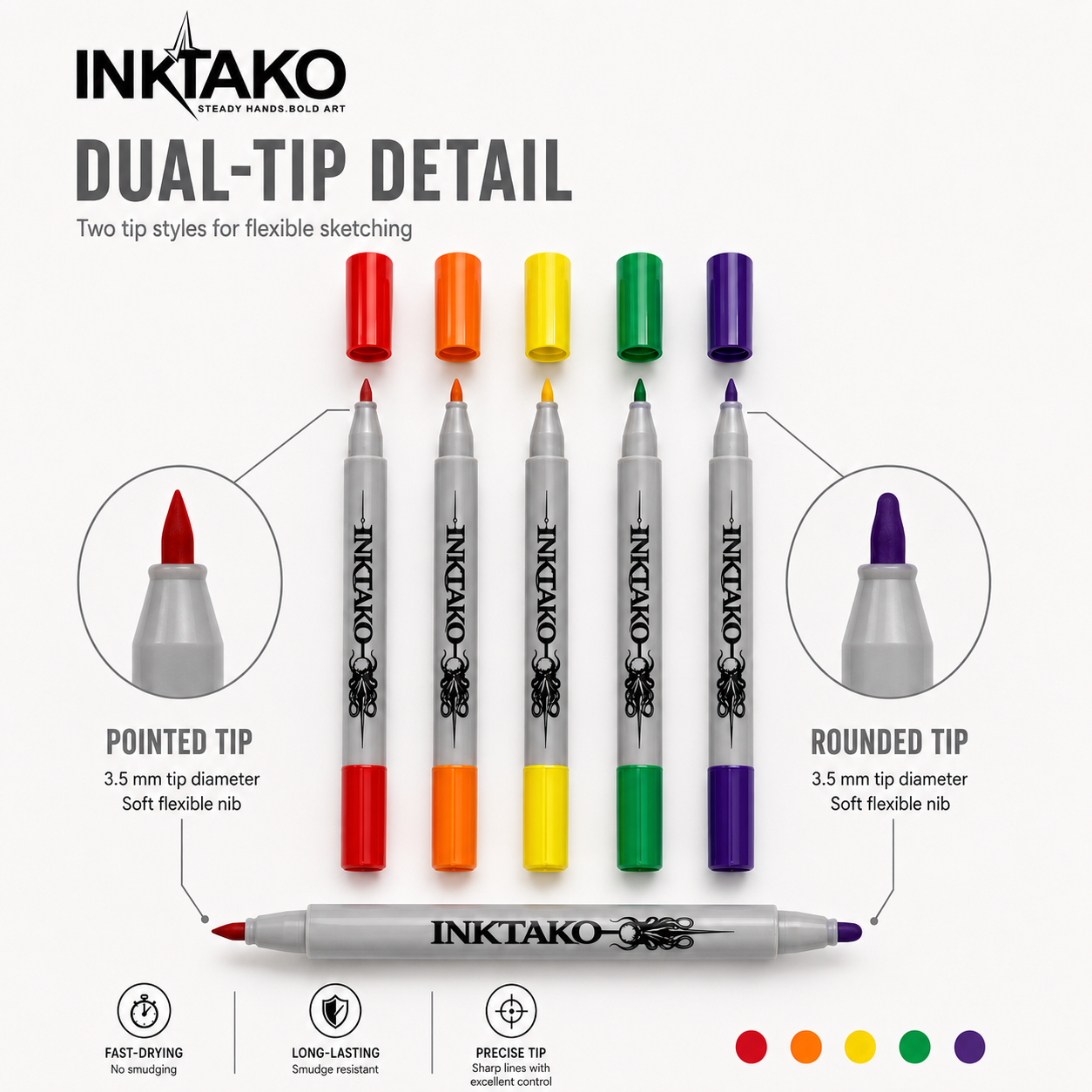 INKTAKO TATTOO SKIN MARKER PEN