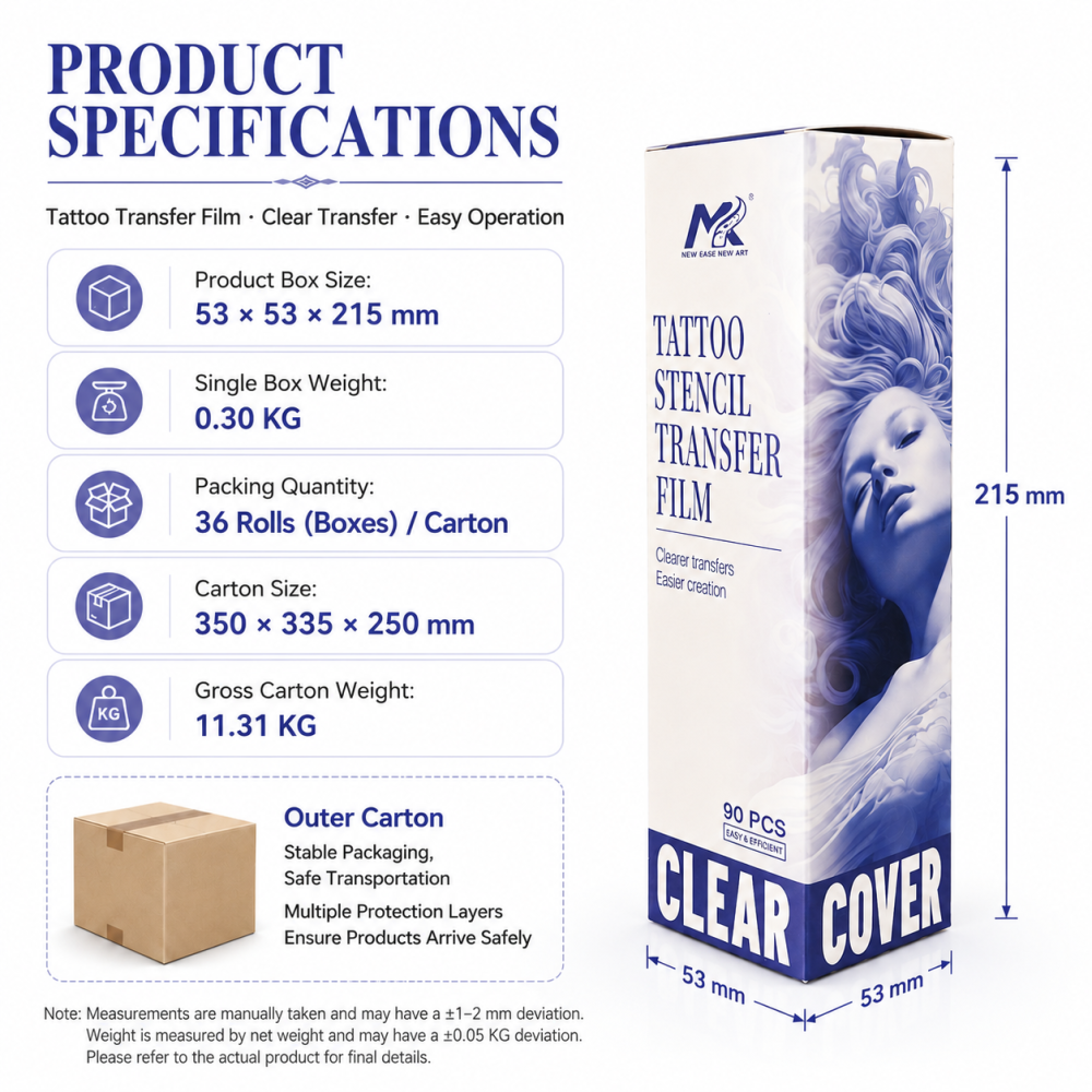 Clear Tattoo Transfer Film