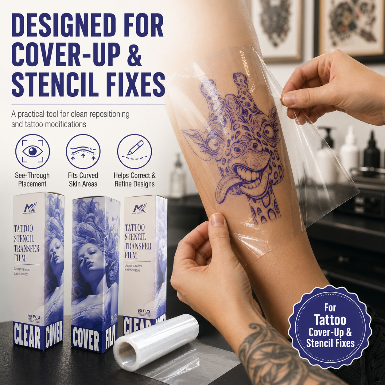 Clear Tattoo Transfer Film