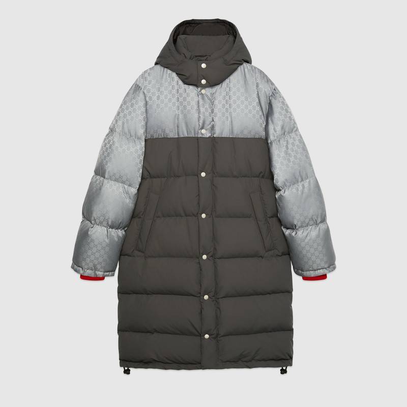 PADDING JACKET WITH CHEST PRINTING