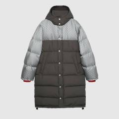 PADDING JACKET WITH CHEST PRINTING