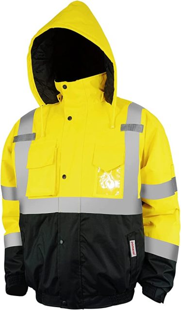 High Visibility Reflective Jacket workwear padded