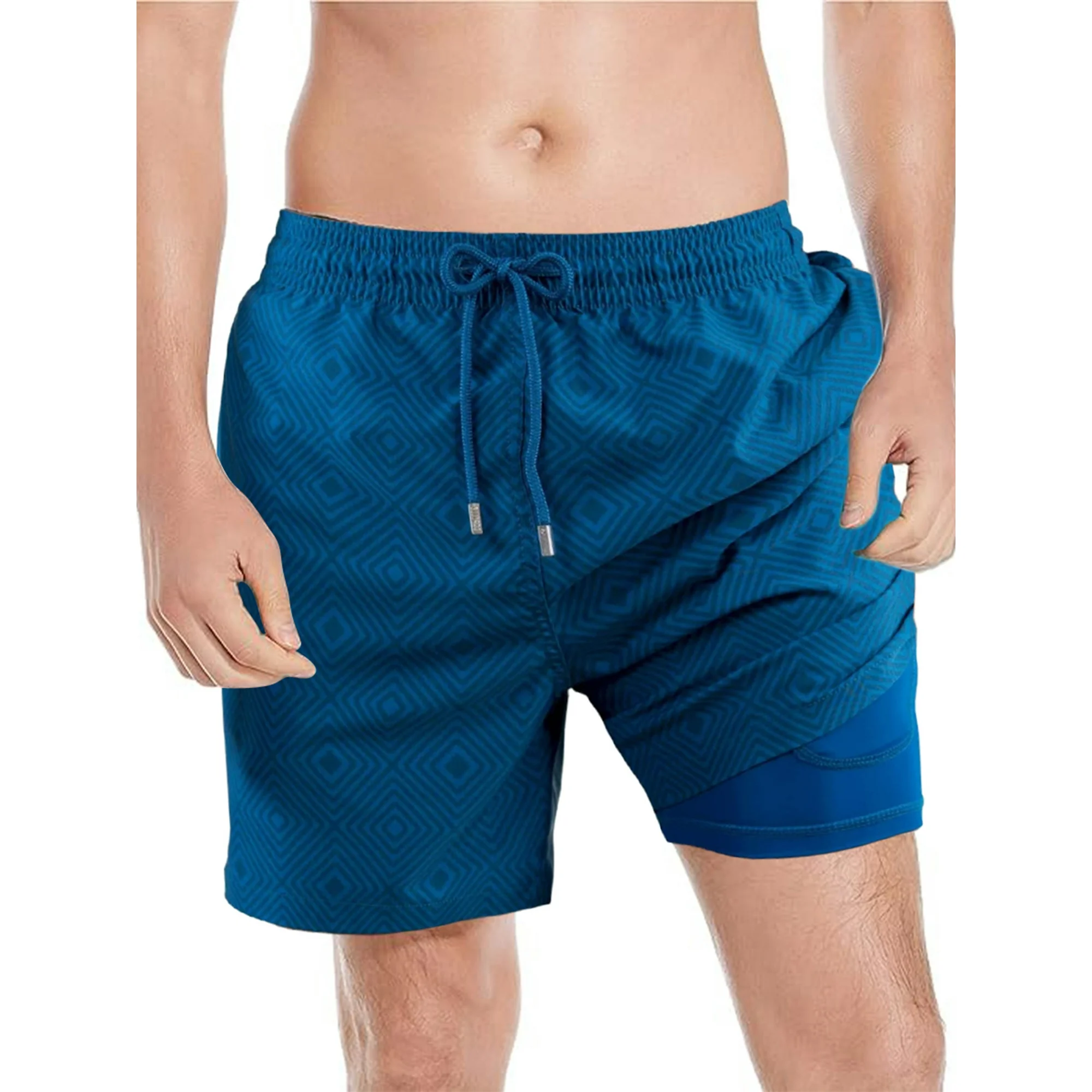 Men's Swim Trunks with Mesh Lining Quick Dry Sports Shorts Beach Shorts Boardshorts Bathing Suit Swimwear