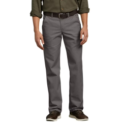 SANFEN Mens Flat Front Flex Pant, Slim Fit