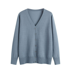 Women's Soft Cardigans Lightweight Casual Button Up Knitted Sweaters Cardigan Outerwear Long Sleeve Fall Coat