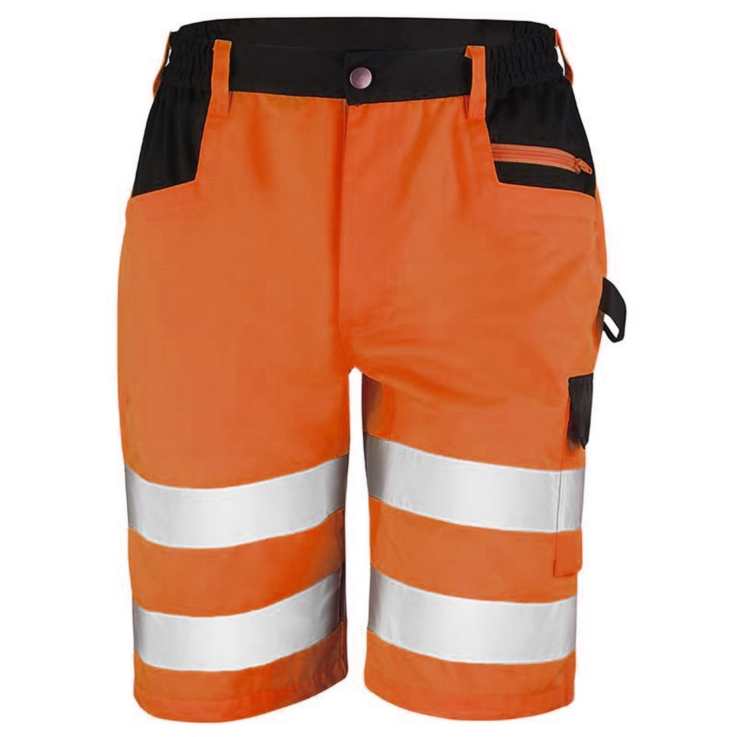 SANFEN Core Mens Reflective Safety Cargo Shorts
