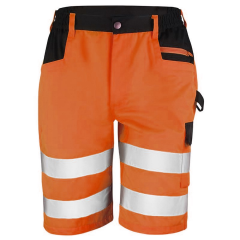 SANFEN Core Mens Reflective Safety Cargo Shorts