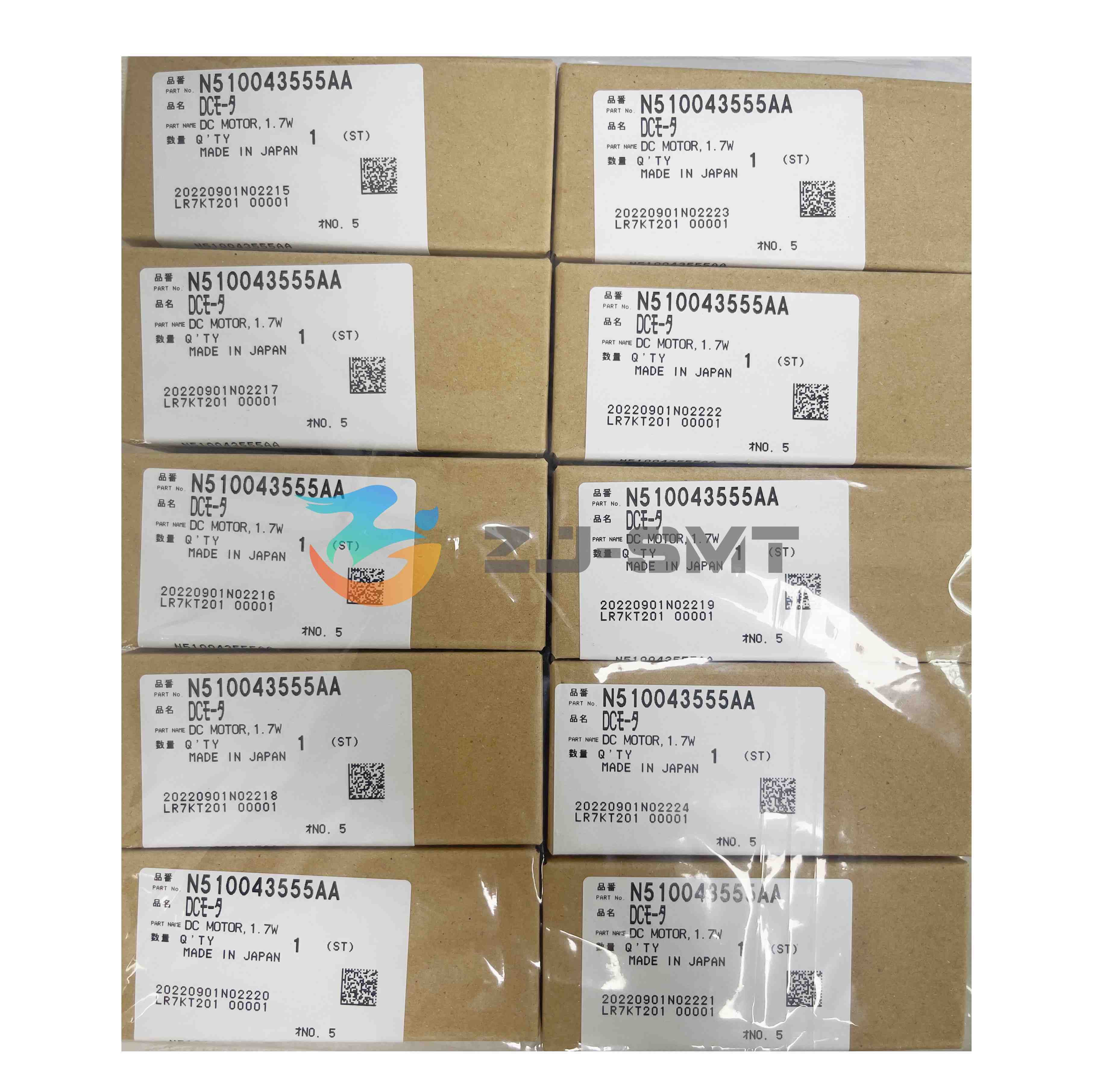 N510043555AA Panasonic Feeder DC Motor 1.7w SMT CM402 CM602 NPM