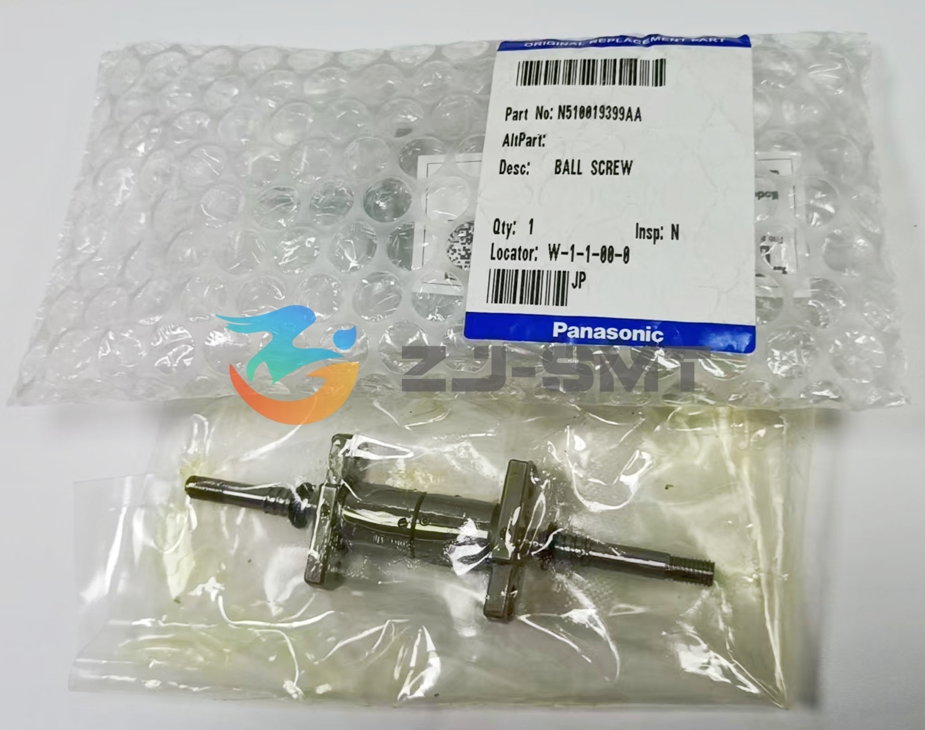 N510019399AA / N510009595AA / N643MBS0-117 / N643MBF0-609 Panasonic Ball Screw for RH3 RHS2B RHSG AV131 AV132 AVK AVF