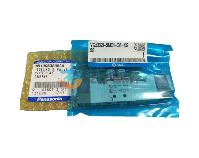 N51006838AA Panasonic Solenoid Valve CM402 CM602 NPM SMT Spare Parts AI Spare Parts VQZ1321-5MO1-C6-X555