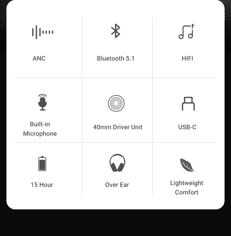 USHS NB-1600 HOT Surround Wireless Bluetooth Headphones – IPX-4 Waterproof, 15-Hour Playtime & LED Battery Indicator