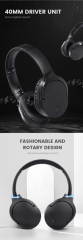 USHS BT-1100B High-Quality Bone Conduction Over-Ear Studio Headphones Lightweight Bluetooth 5.0 Gaming Headset with 18-Hour Playtime