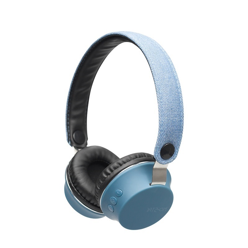 USHS BT-685 OEM Wholesale Bluetooth Headset with Fabric Headband Cushions - Wireless Bluetooth 5.0 Headphone, 20 Hours Playtime