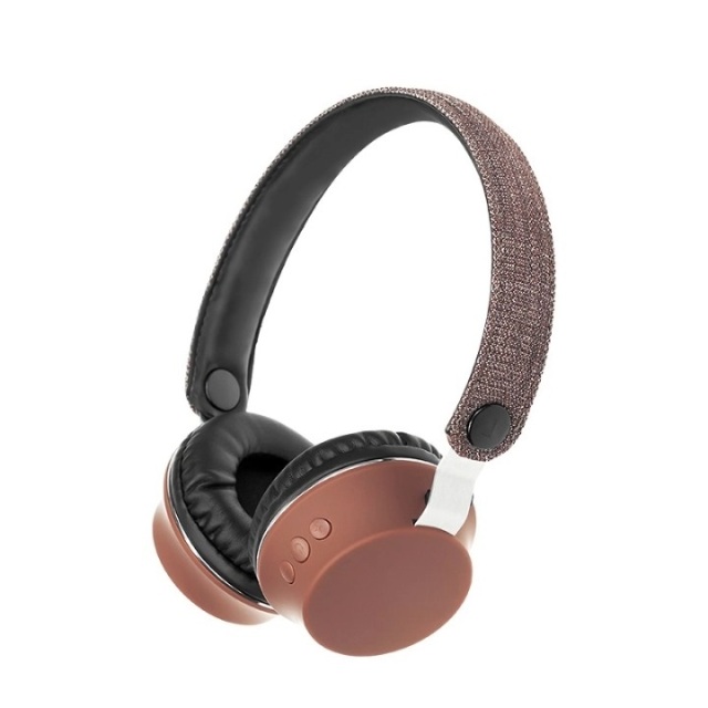 USHS BT-685 OEM Wholesale Bluetooth Headset with Fabric Headband Cushions - Wireless Bluetooth 5.0 Headphone, 20 Hours Playtime