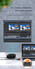 10-in-1 USB 3.0 Type-C Hub - HD-MI, USB3.0, USB2.0 x 2, SD, TF, RJ45, VGA, Audio 3.5mm, PD - High Definition Video Transfer