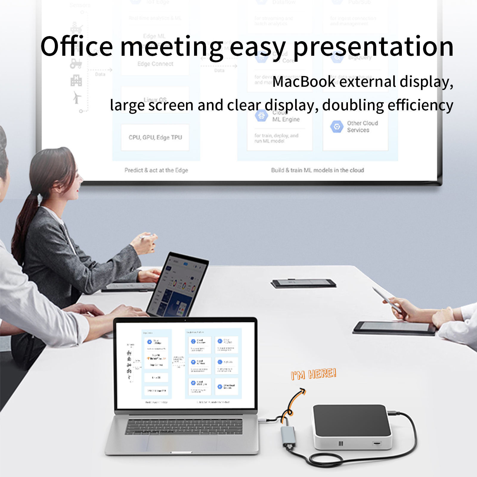6-in-1 USB C Hub - HD-MI 4K, PD 87W, USB3.0, USB2.0, SD, TF - Stock USB C Hub for Enhanced Connectivity
