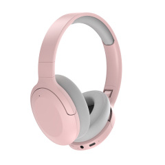 USHS P2968 Wireless Bluetooth Over-Ear Headphones - Long Battery Life, Dual-Stereo, Student-Friendly