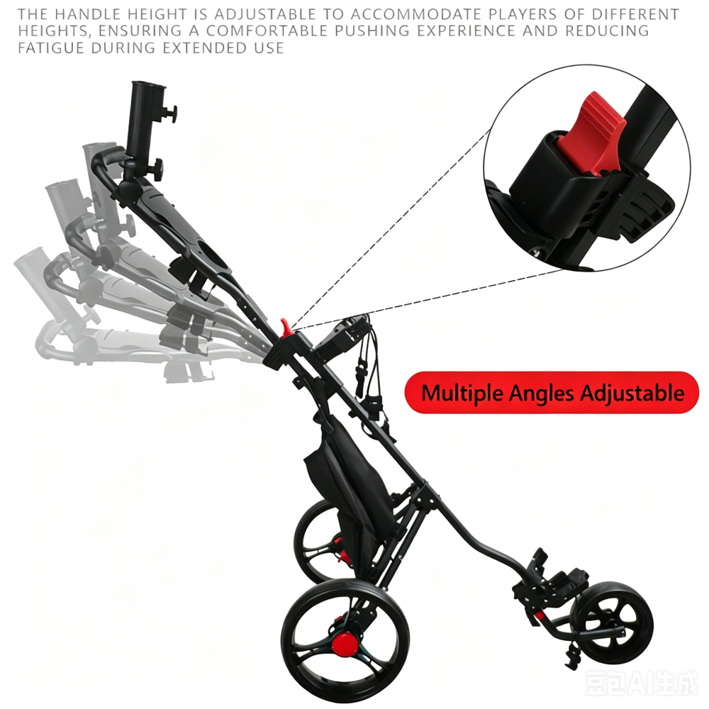 Golf Push Cart 01