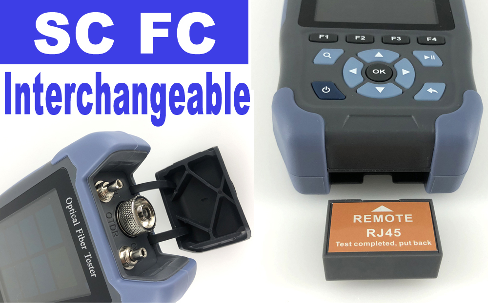 FF-980REV mini pro OTDR Reflectometer 9 functions in 1 device OPM OLS VFL Event Map RJ45 Ethernet Cable Sequence Distance Tracker