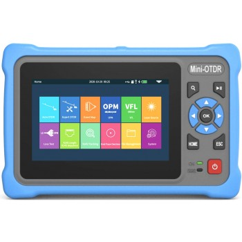 12 in 1 Enhanced OTDR for Optical Fiber Network Testing Munti Functions Optic Reflectometer with VFL OPM OLS RJ45 Cable Tester