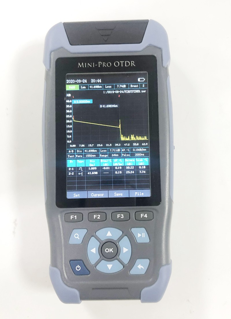 FF-980REV mini pro OTDR Reflectometer 9 functions in 1 device OPM OLS VFL Event Map RJ45 Ethernet Cable Sequence Distance Tracker
