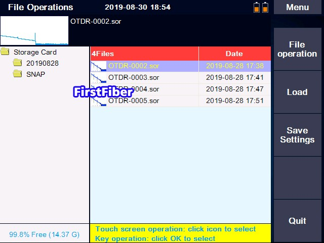 8000MAX OTDR 850/1300/1310/1490/1550/1625nm Optional Wavelength Fiber Optic OTDR Reflectometer FTTH With VFL OPM OLS Event Map