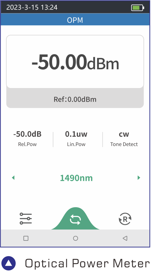 980TEK OTDR Reflectometer with OPM OLS VFL RJ45 Bluetooth