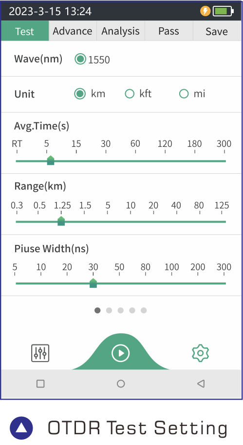 980TEK OTDR Reflectometer with OPM OLS VFL RJ45 Bluetooth