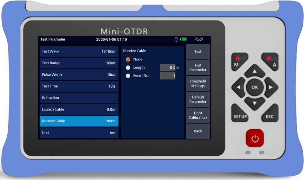 980RTC HANDY MINI OTDR Reflectometer with VFL OPM OLS