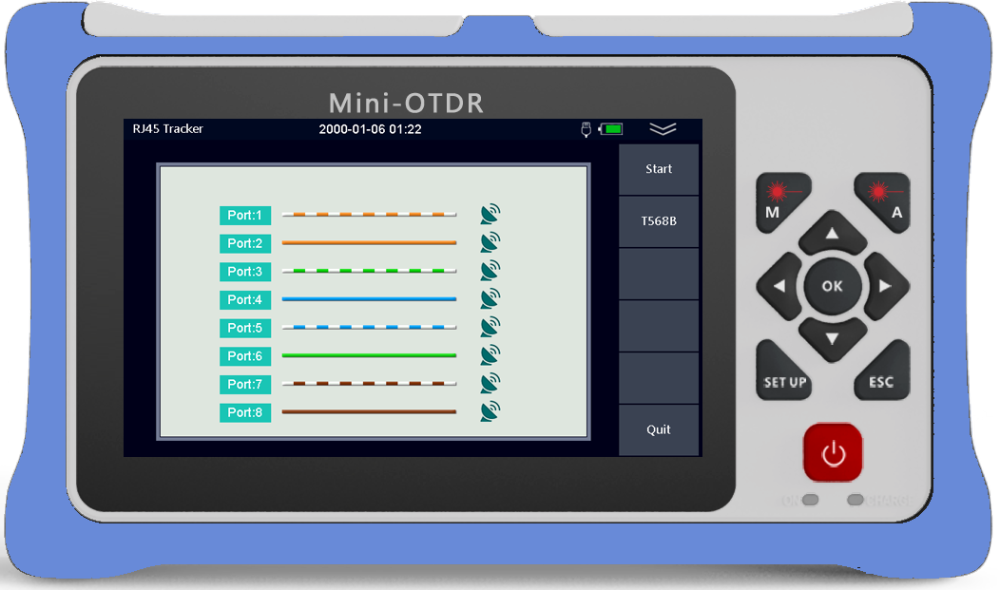 980RTC HANDY MINI OTDR Reflectometer with VFL OPM OLS
