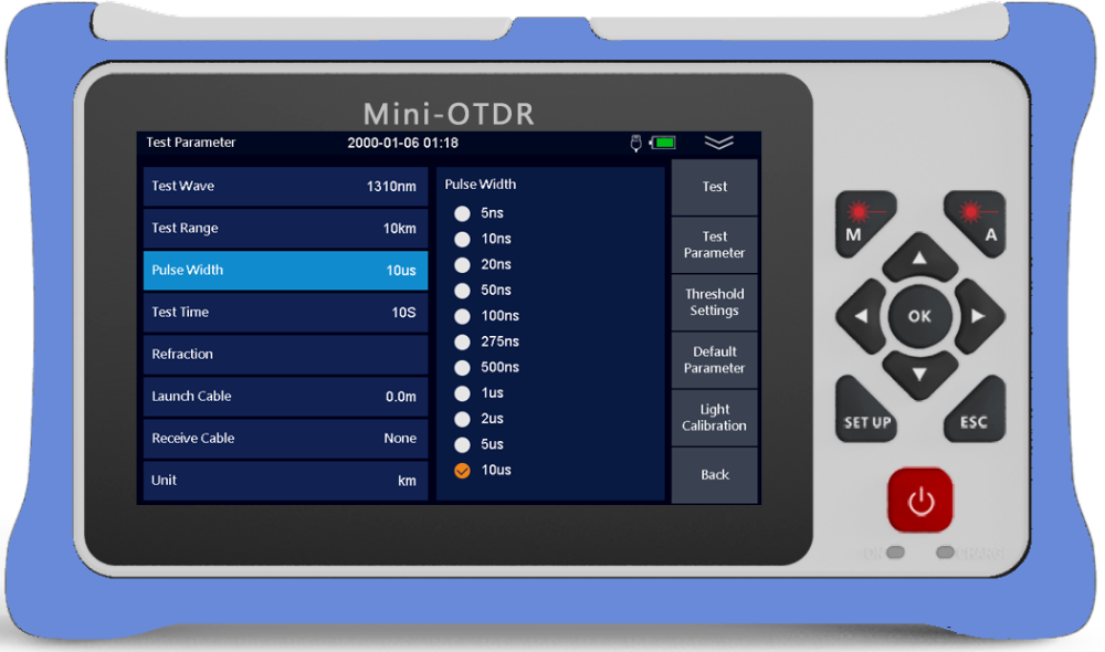 980RTC HANDY MINI OTDR Reflectometer with VFL OPM OLS