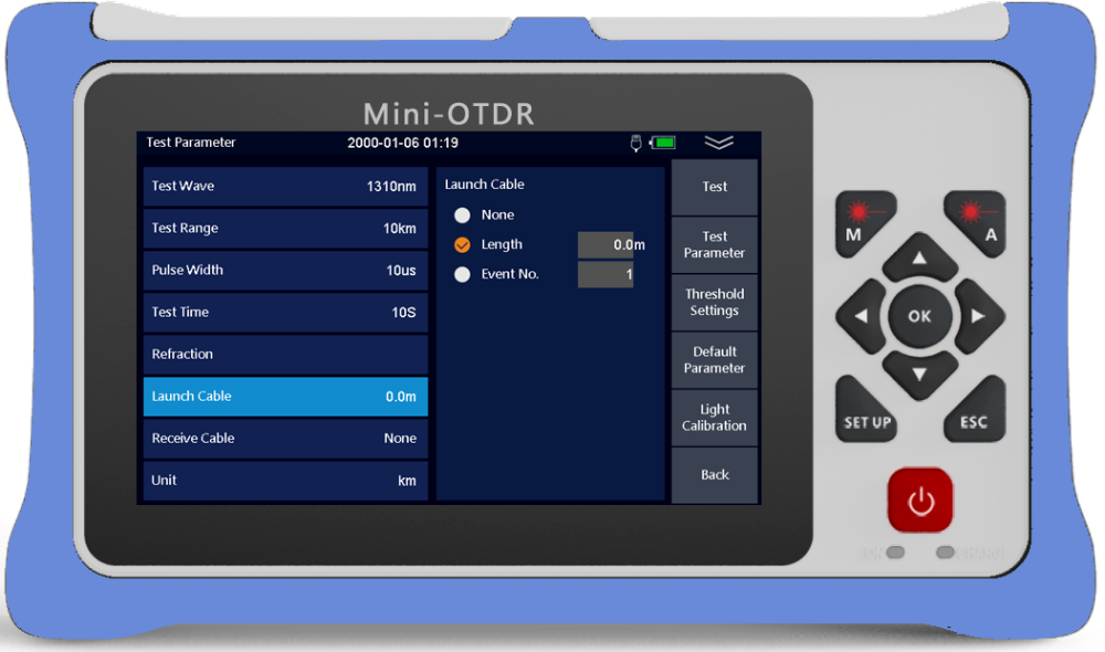 980RTC HANDY MINI OTDR Reflectometer with VFL OPM OLS