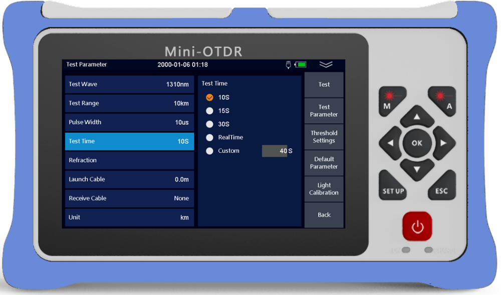 980RTC HANDY MINI OTDR Reflectometer with VFL OPM OLS