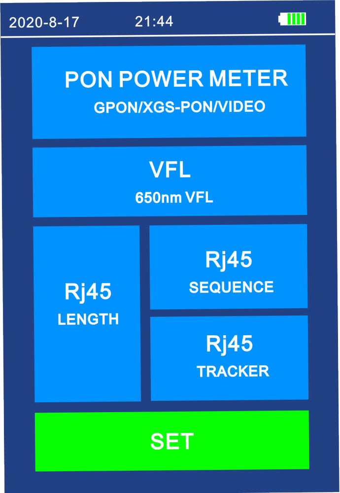 FF-3217 10G PON Power Meter 10G EPON XGPON XGSPON Active Fiber Test 1270/1310/1490/1550/1577nm