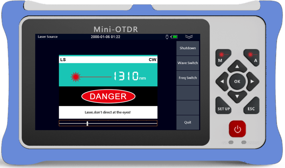 980RTC HANDY MINI OTDR Reflectometer with VFL OPM OLS