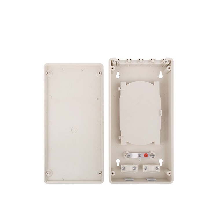 High quality ABS Plastic terminal box 12 core wall mount or rack mount Size 295*150*54 mm
