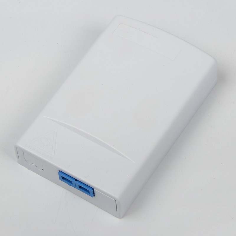 FF-FOS2L 2 Port Access Terminal Box ATB Fiber Faceplate Socket 125×80×24.3mm
