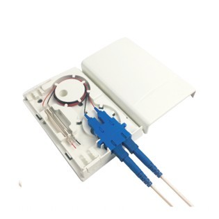 FF-FOS2L 2 Port Access Terminal Box ATB Fiber Faceplate Socket 125×80×24.3mm