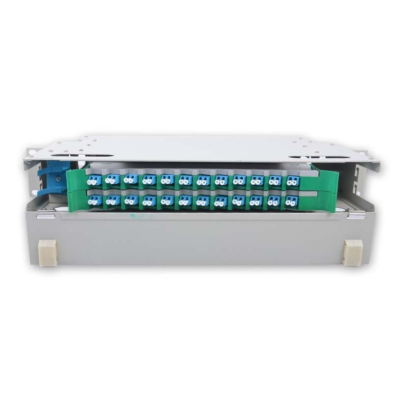 24 Duplex LC ODF FDU, With Adapters, Pigtails and All Installation Accessories