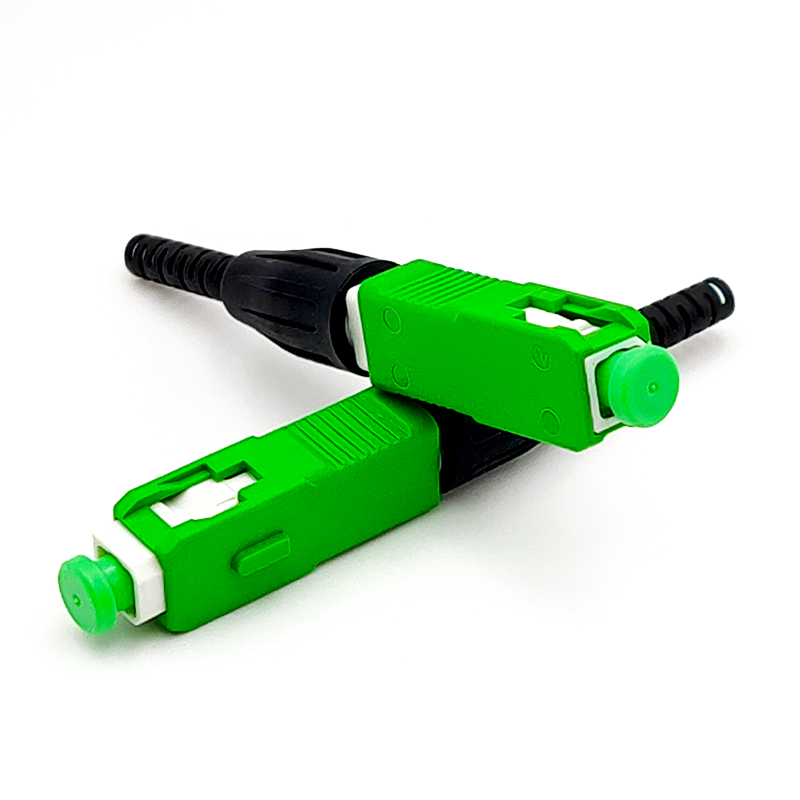 ESC920H SC/APC Fast Connector for 3.0mm 2.0mm and 0.9mm Indoor Cable Fiber Optic Field Assembly Connector