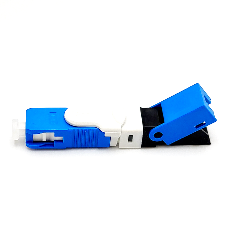 ESC25D-UPC SC/UPC Fast Connector for 2x3mm Drop Cable and 1.6x2mm Drop Cable FTTH Fiber Optic Field Assembly  Connector