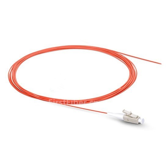 LC OM2 fiber Pigtail Simplex 50/125 Multi Mode Fiber Optic Pigtail 0.9mm Jacket