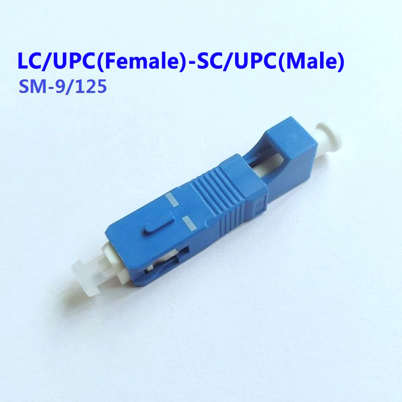 LC Female to SC Male Adapter LC to SC Fiber Connector Coupler Jointer