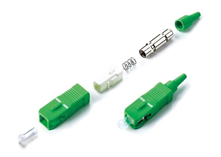 SC/APC Epoxy Connector with 0.9mm Boot
