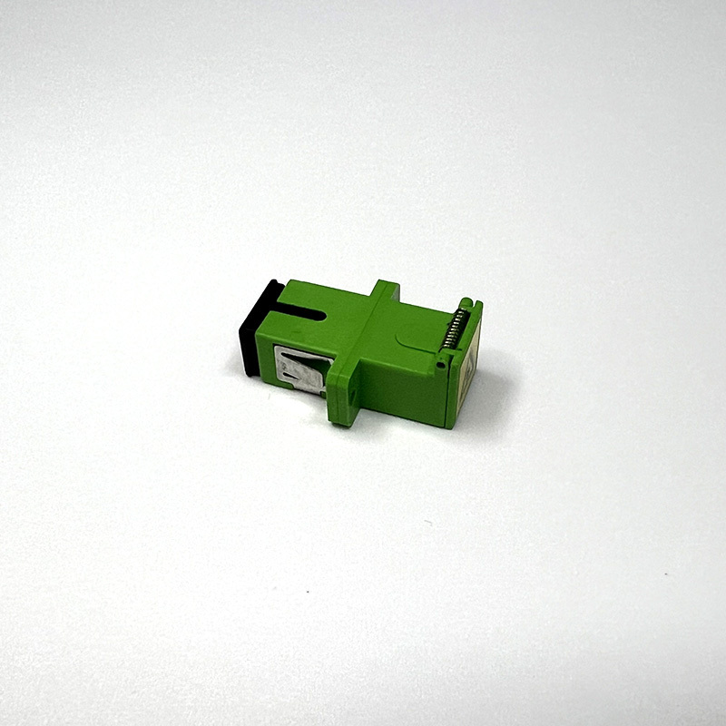 SC/APC Adapter with Auto Dust Cap Blue